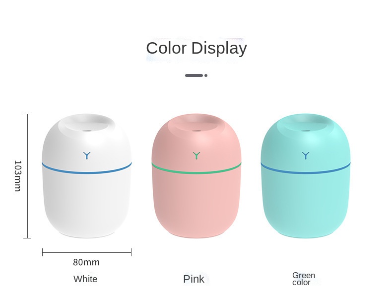 Portable Mini USB Air Humidifier Ultrasonic Cool Essential Oil Diffuser for Cars and Household for Hotels-Wholesale