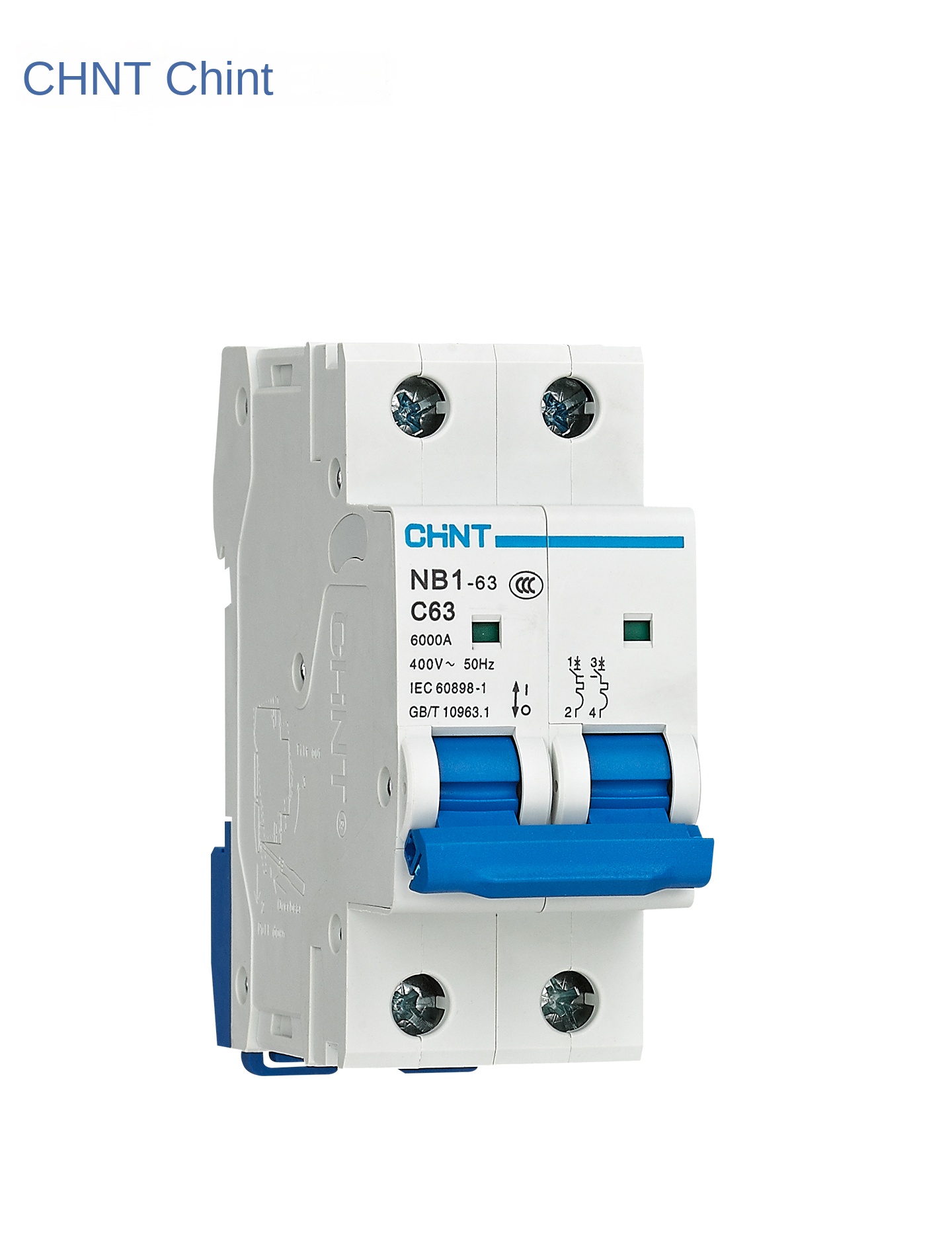 CHNT AC/DC Universal 400V Circuit Breaker NB1Z-63-2P-C32 Air Switch Made in Mainland China