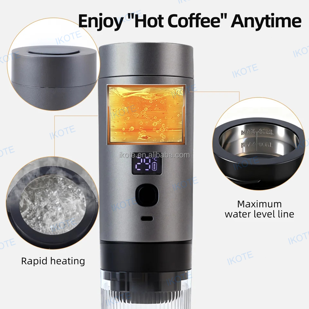 Smart Single-Serve Coffee Makers Portable Espresso Makers Multi Function Hot Cold Brew Capsule Coffee Machine