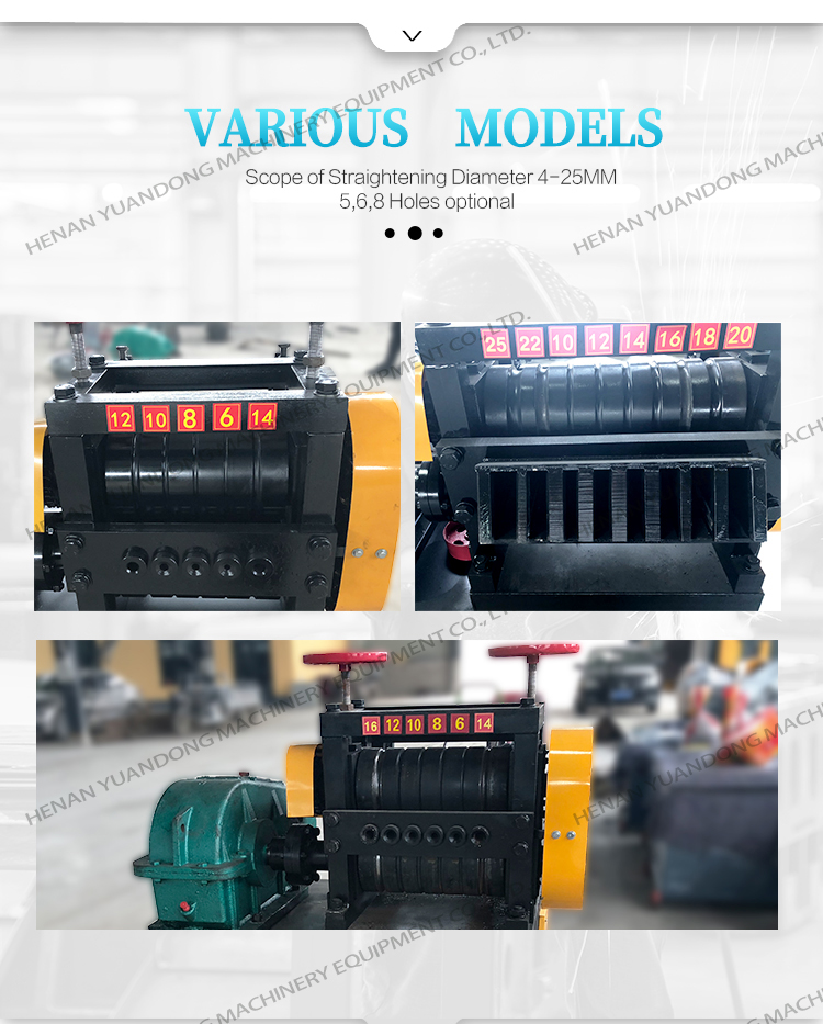 Wholesale Price Rebar Straightening Machine Hydraulic Rebar Straightener Industrial Rebar Straightener High Efficiency Machinery
