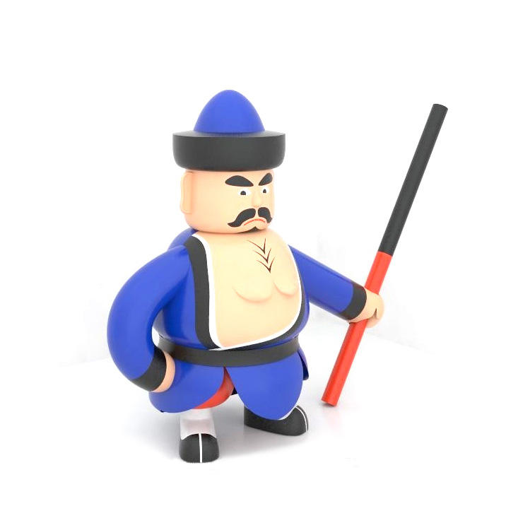 Мультипликационная 3D-фигурка из смолы