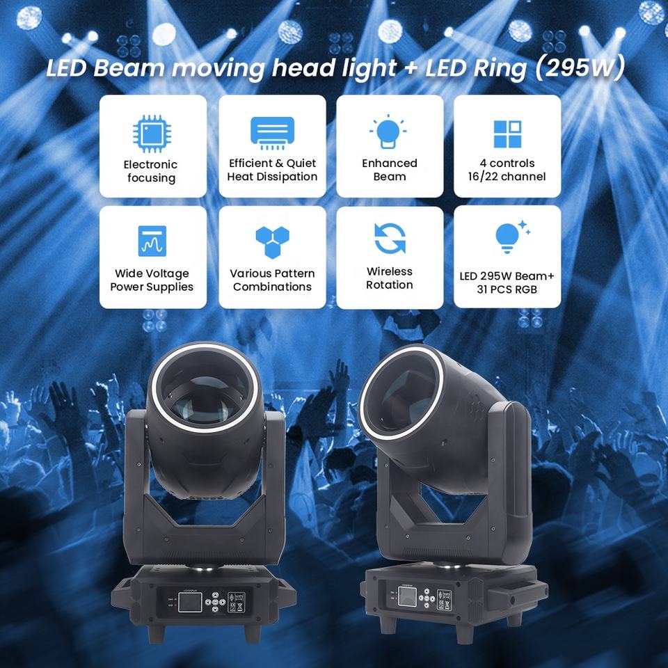 Moving Head Beam 295W (14R)