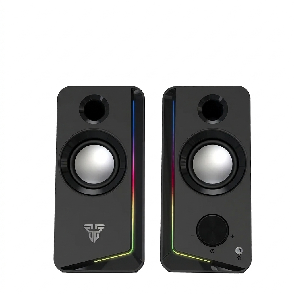 Компьютерные колонки Fantech GS302 Allegro: игровая акустическая система 2.0 с RGB подсветкой и сенсорным управлением