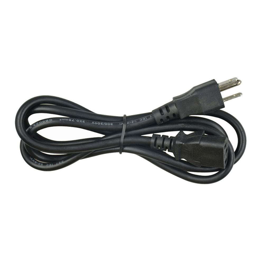 SIPU 6ft USA Standard AC Power Cord Cable 1.8M IEC320 CEE Copper 0.75mm PVC Jacket IP11 Level Desktop Computer PC 220V