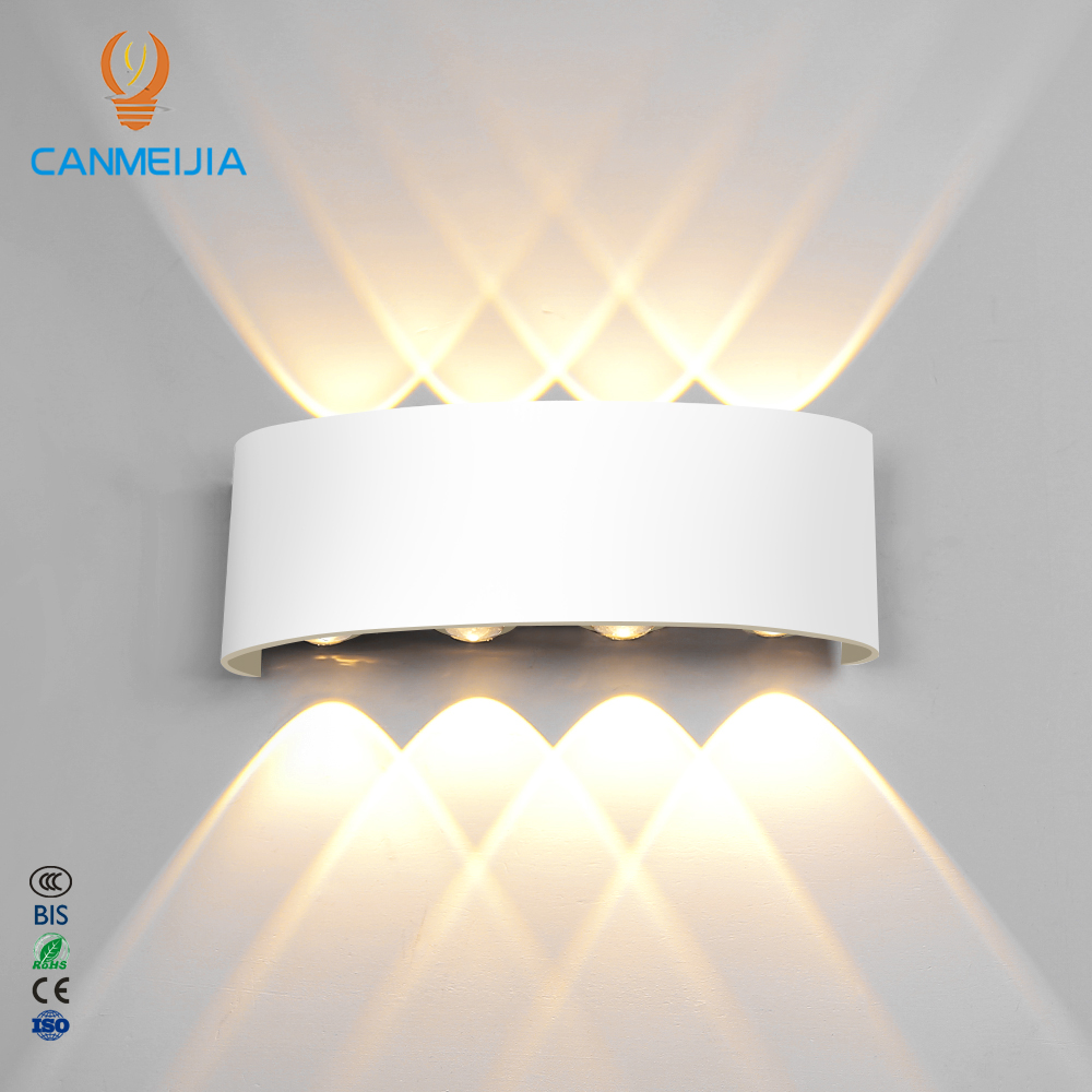 CANMEIJIA 8W Decorative Light Fixtures Home Bedroom Mounted Lamp Led Wall Lamps,Wall Lights,Wall Lights Indoor Modern