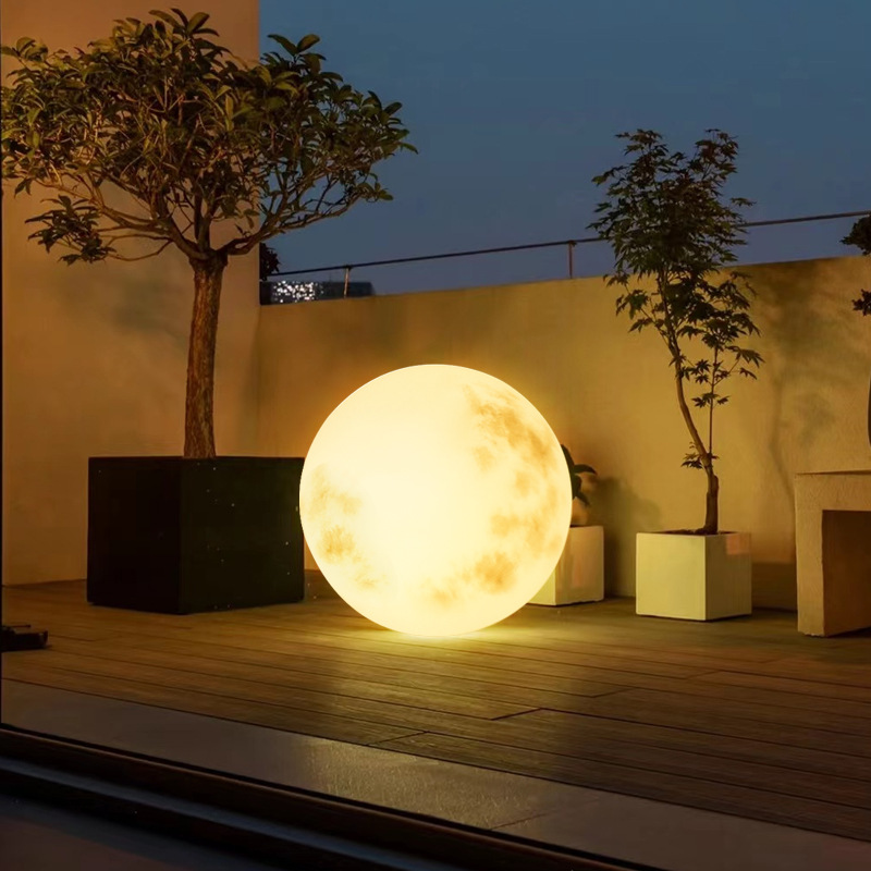 IP65 Waterproof Solar Garden Lights LED Outdoor Decorative Moon Light for Landscape Pathway Lawn Outdoor Garden Lights