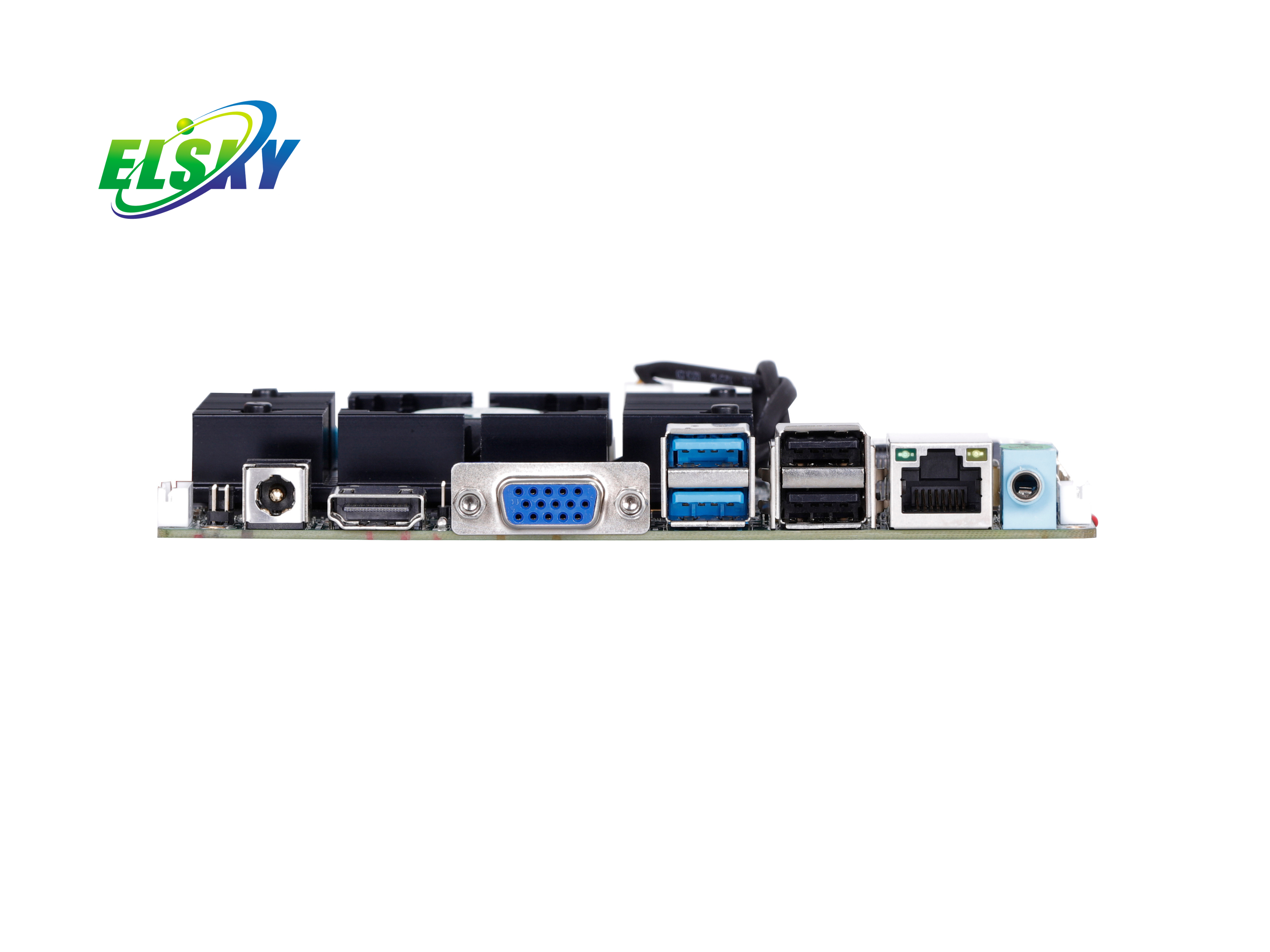 ELSKY Industrial Embedded Motherboard H77 Chipset 4th Gen Haswell Core I3 I5 I7 DDR3 SATA Single 2LAN 8COM Fanless PC ATX