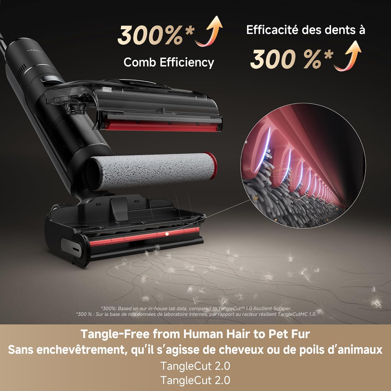 Dreame H15 Wet Dry Vacuum Cleaner 22000Pa Suction App-Controlled Powerful Motor SmoothGlide Carpet Auto Brush Rinsing Floor Care