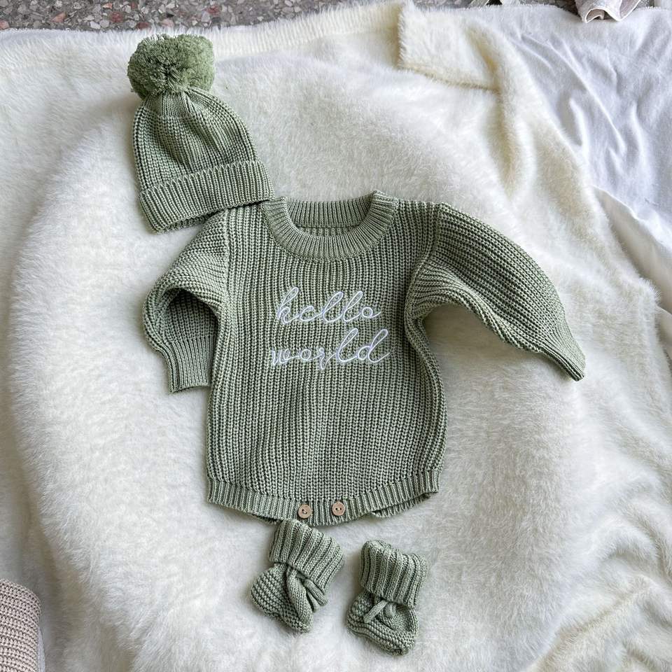 Вязаный Ромпер (Textured Knit Romper)