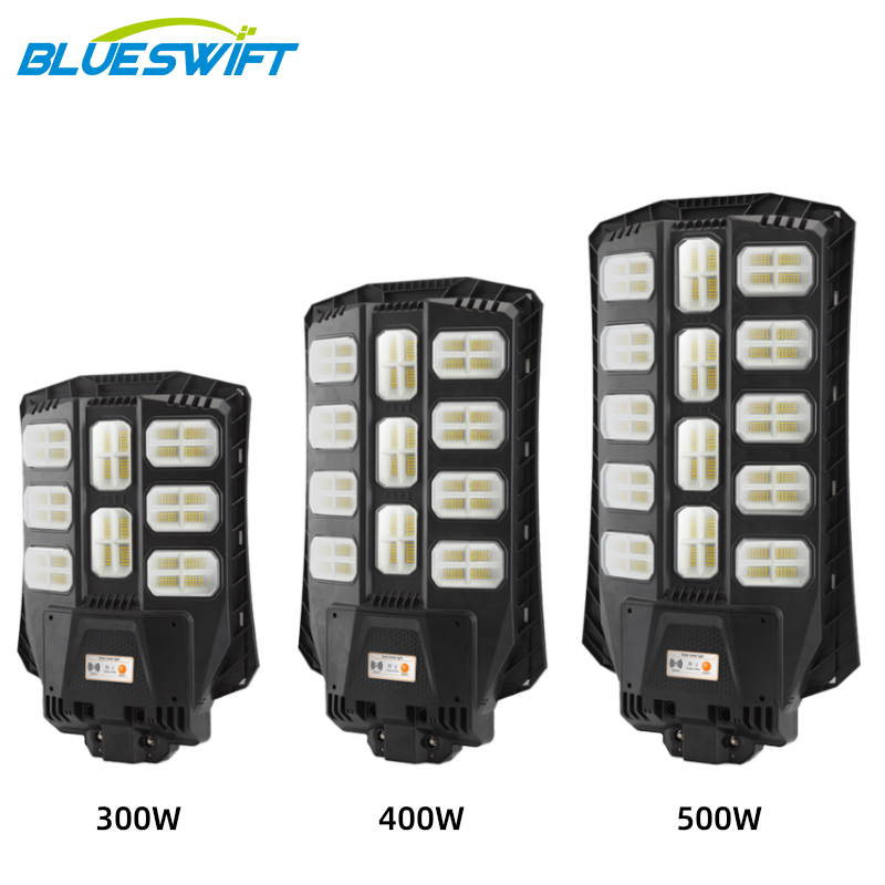 Solar Street Light Outdoor  Waterproof All in One Street Lights Support Body and Optical Induction Function