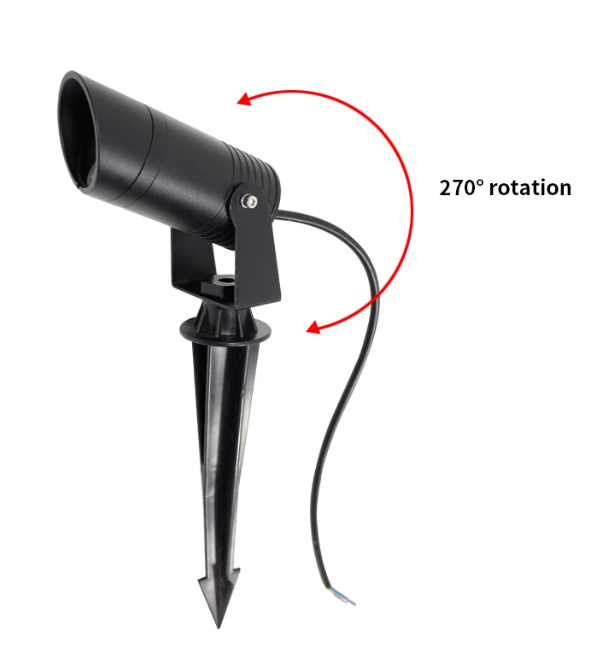 Good Quality 5W 10W 15W Garden LED Spike Light IP65 AC Outdoor Waterproof Landscape Lighting CRI 80 Aluminum Tempered Glass