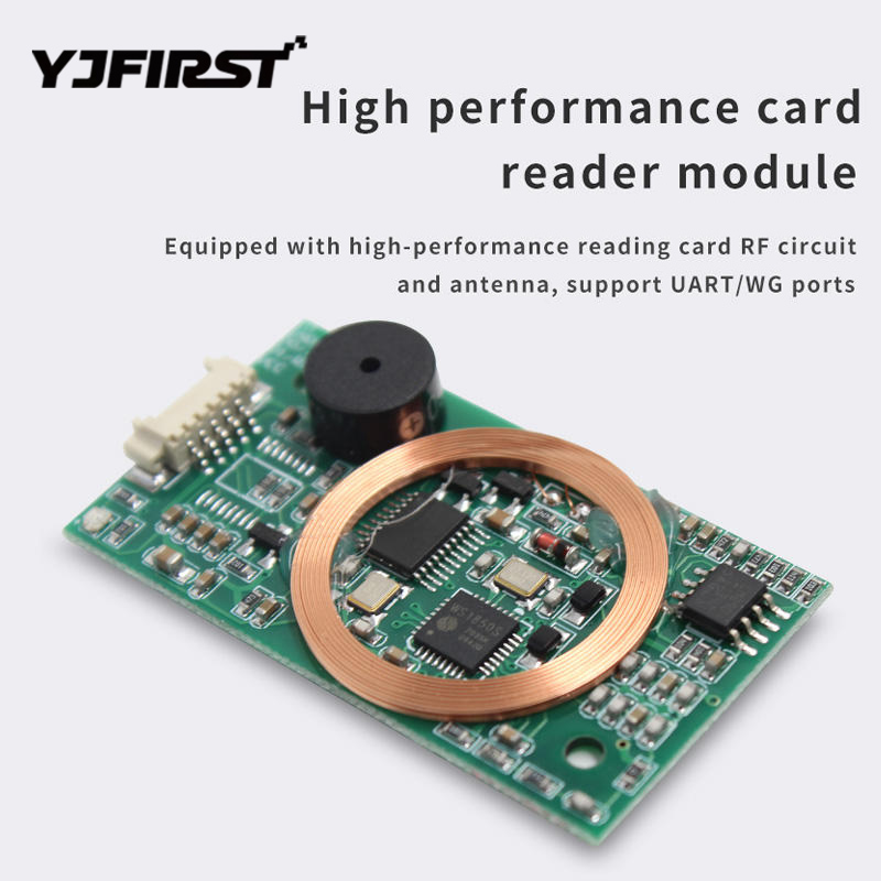 125khz and 13.56mhz Dual Frequency Communication Module M1 S50 Wiegand UART Interface RFID Smart Card Reader Module