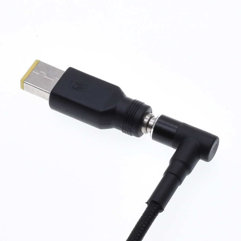 USB C to DC Adapter Barrel PD Trigger Cable with 10 Connector Tips USB to DC Power Cable PD100W for Different Laptop