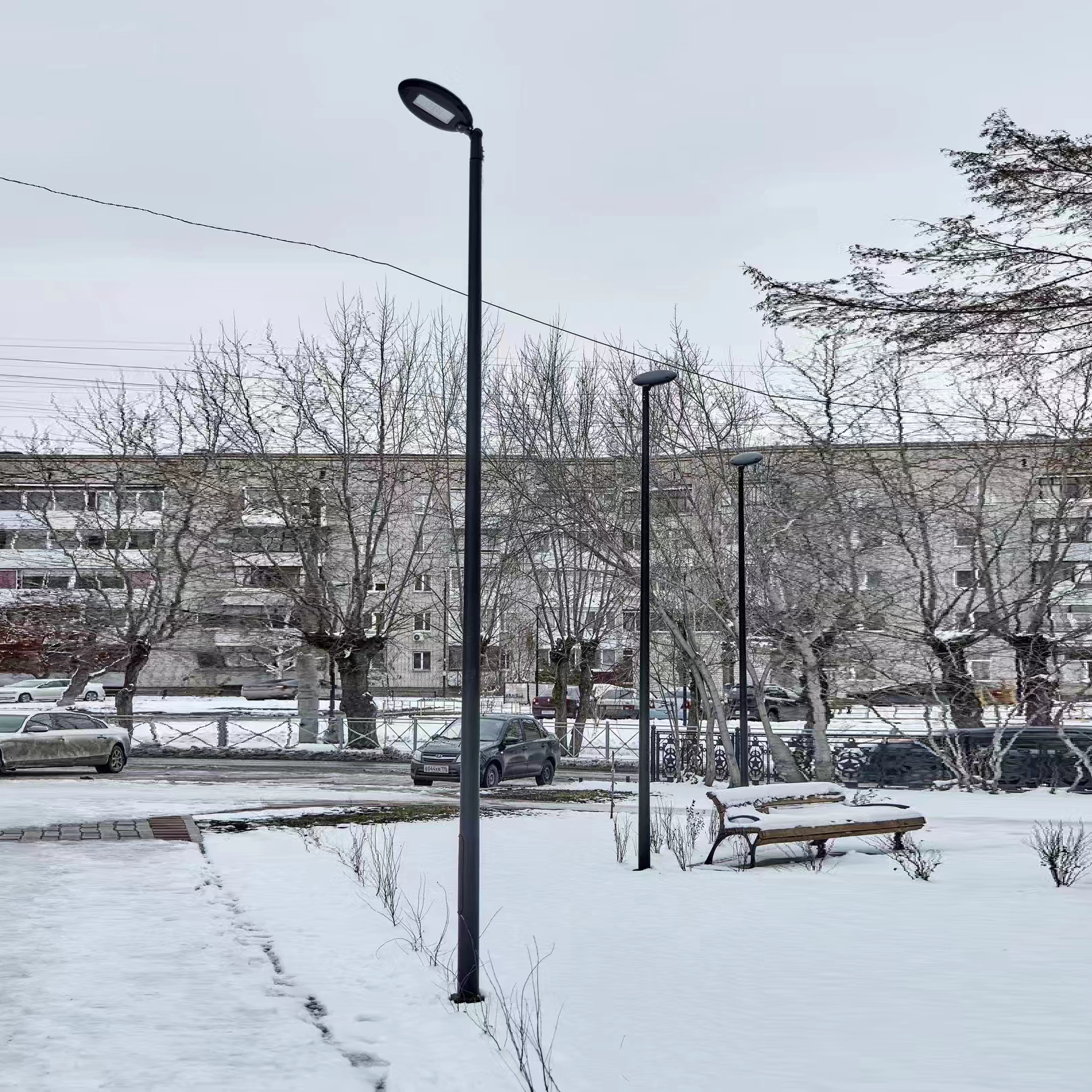 Hot Sales 5-Year Warranty Aluminum 30W-150W AC LED Street Lamp IP66 Outdoor Dimmable High CRI 80