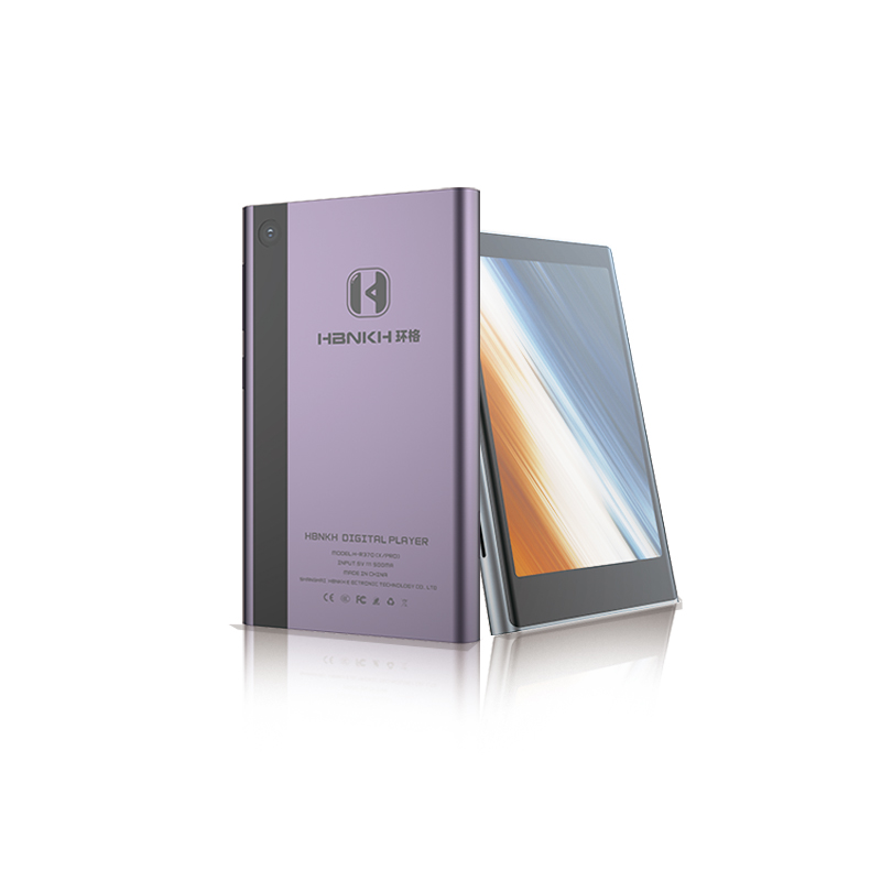 HBNKH OEM ODM Mp4 Player Built-in Speaker 3.97inch Screen 2+16GB Memory Aluminum Alloy Portable Rechargeable SD Card Player