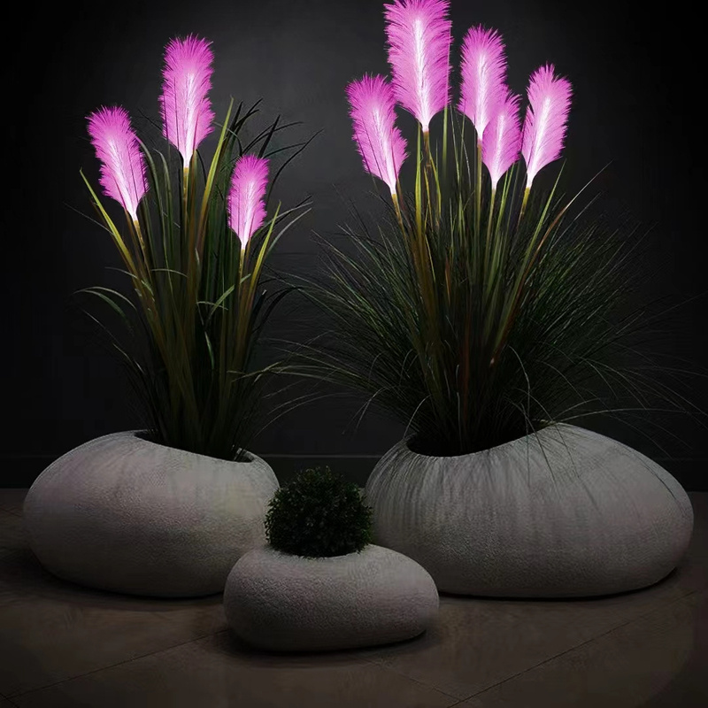 Landscape Holiday Festival Wedding  Decoration Lawn Garden Garden Patio Yard Party Reed Lights Outdoor Christmas Stake Lights