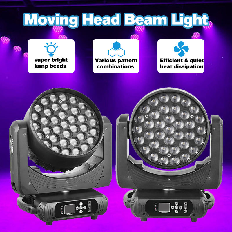 Вращающаяся голова Zoom LED Wash