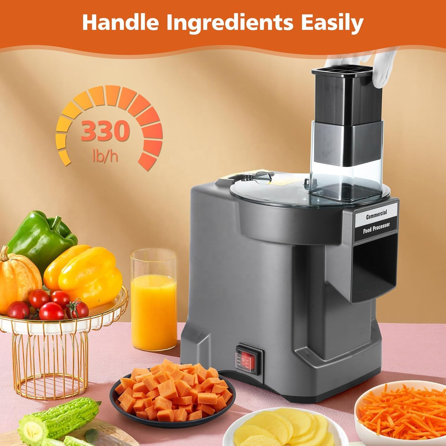 Lohas 5 in 1 Multifunctional Electric Food Processor Commercial Household Kitchen Equipment