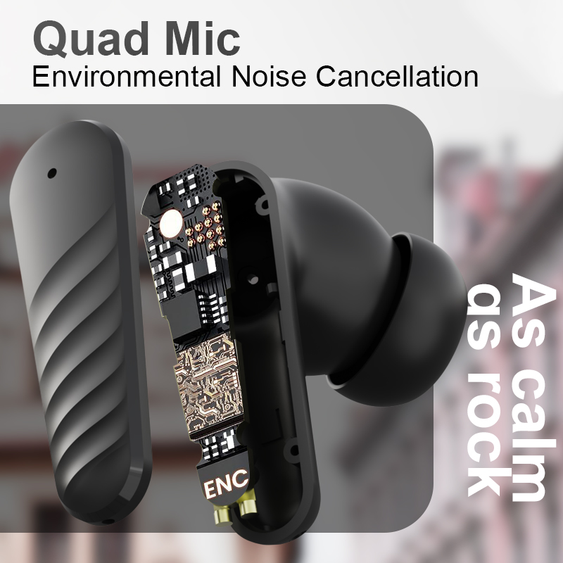 T8  TWS Headphones Stereo Sound Earphones 35H Playtime Gaming Earbuds Waterproof V5.4 Wireless Earphones ENC TWS