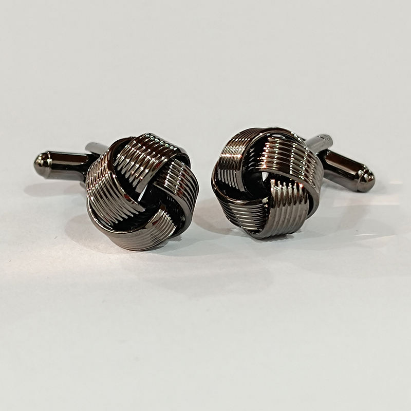 Серебристые запонки из нержавеющей стали (Wholesale)