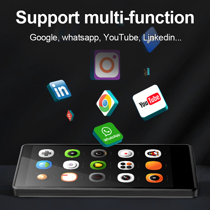 Android Mp4 Player 4 Inch Screen Mp4 Player Wifi HBNKH Mp3 Mp4 Music Player with Camera Support OEM/ODM Android Music Player