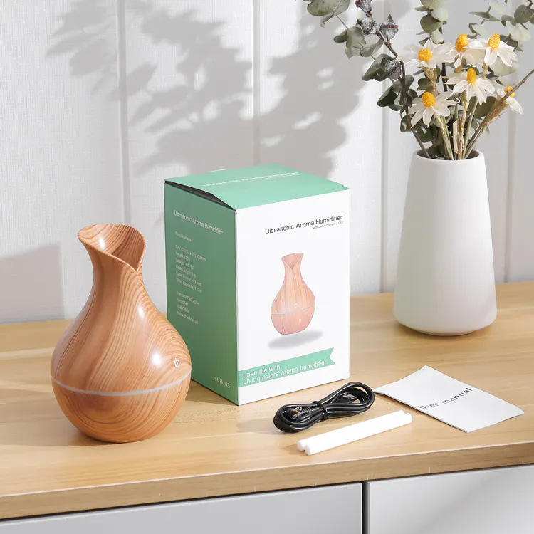 200ML Wood Humidifiers Aroma Diffuser Usb Mini Air Perfume Diffuser Electric Fragrance Essential Oil Diffuser for Home