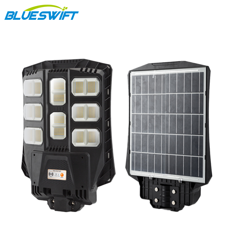 Solar Street Light Outdoor  Waterproof All in One Street Lights Support Body and Optical Induction Function