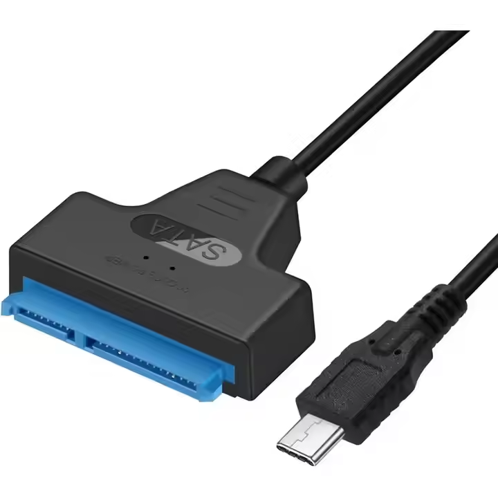Hight Quality USB3.0 to SATA 7+15Pin Adapter Drive 2.5 Inch SSD HDD SDD Hard Disk Hard Drive Type c USB 3.0 to Data Cable