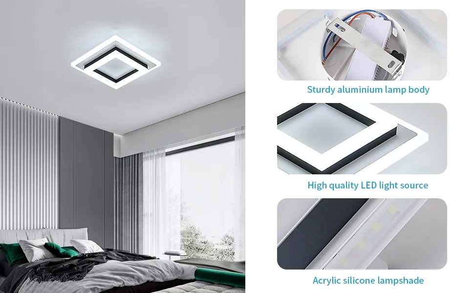 Hot Selling Modern Interior Lighting Fixtures Surface Mounted Acrylic Round Shape Led Ceiling Light for Aisle Lights