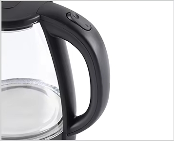 Factory Hot Sale High Borosilicate Glass 1500W Electric Kettle Automatic Power Off Suitable for Kitchen Office