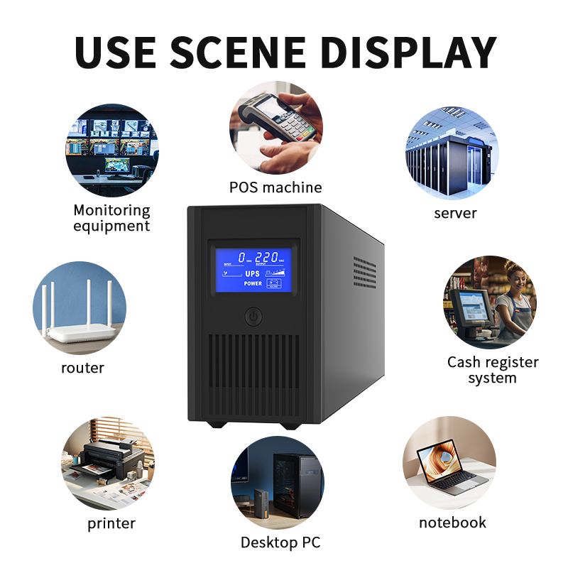 Wholesale Offline UPS Power Supply 650va, 850va, 1000va, 1500va, 2000va, Backup Uninterruptible Power Supply Manufacturer