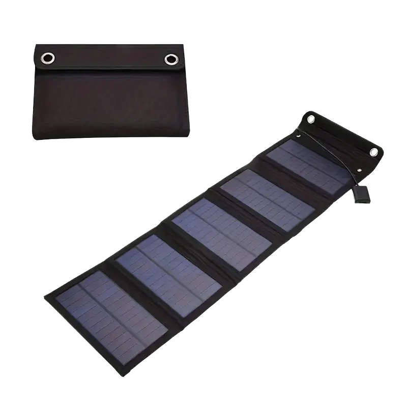 60W Portable Foldable Solar Panel  USB Charger Outdoor Foldable Solar Panel with High Power Capacity  Monocrystalline/ETFE 15W*4