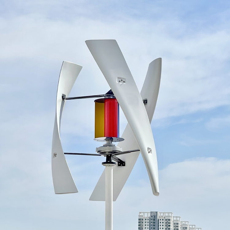 5KW Wind Turbine Generator & 5KW Solar Panel Hybrid Power System With Battery Bank Free Alternative Energy 5kwh for Home Use