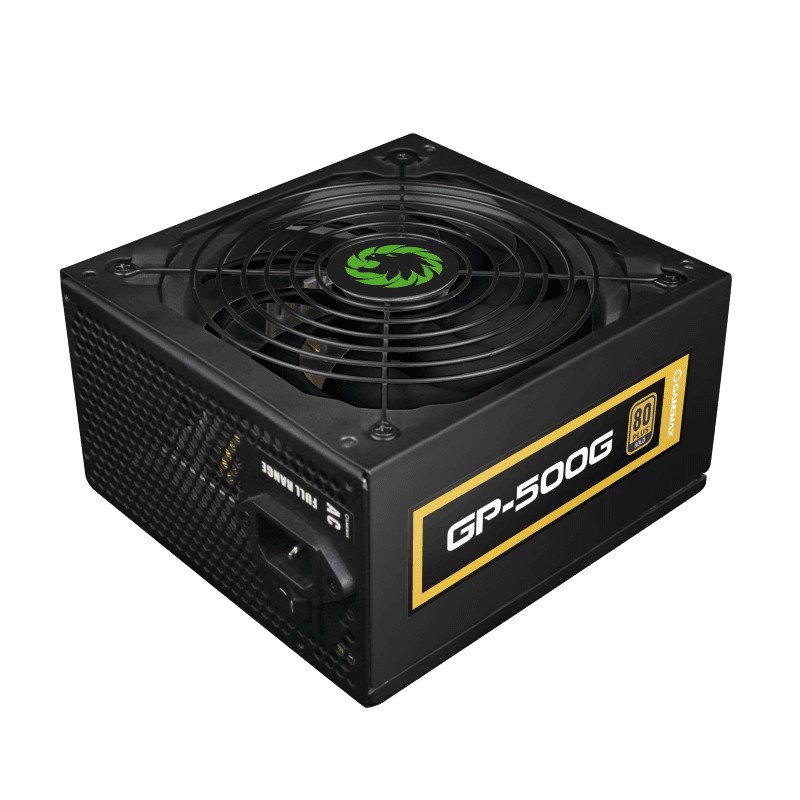 GAMEMAX 80 PLUS Gold 24pin ATX 500W PSU Low Noise Stable Gaming Desktop PC in Stock Active PFC