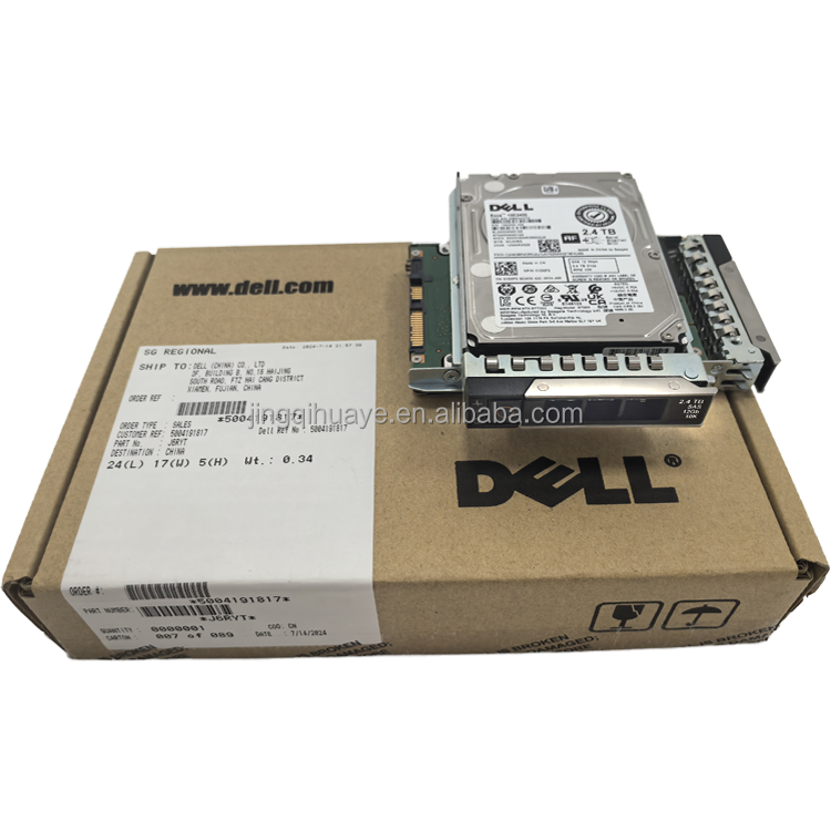 Dell Hard Drive 2.4TB 10K RPM SAS 12Gbps 512e 2.5inch Hard Drisk Hdd