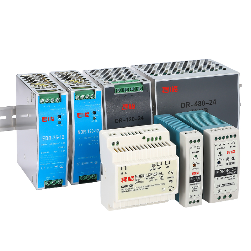 Power Supply Din Rail  5v 12v 24V 48V 10W 20W 45W 60W 100W 120W 150W 240W 480W Switching Power Supply for Automation Equipment