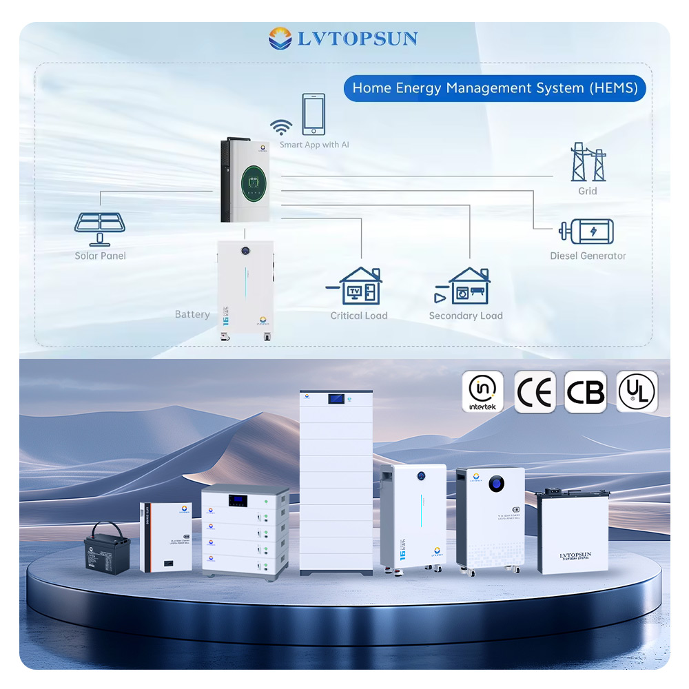 5kwh 10kwh 15kwh 25kwh 50kwh 100kwh 51.2v LIFEPO4 Battery Household Energy Storage Battery with BMS Lithium Iron Phosphate