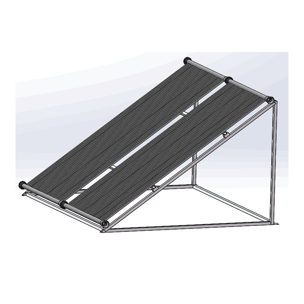 China Factory Roof Ground Installation Swimming Pool Solar Collector with Solar Controller