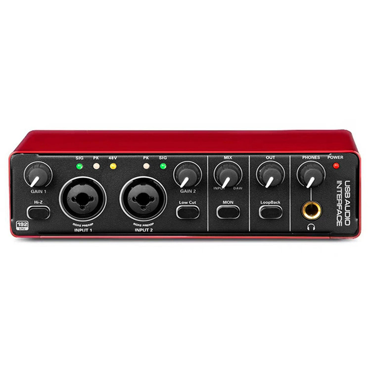 High Definition Recording Sound Card for Singing Live Streaming Karaoke USB Computer External Professional Sound Card
