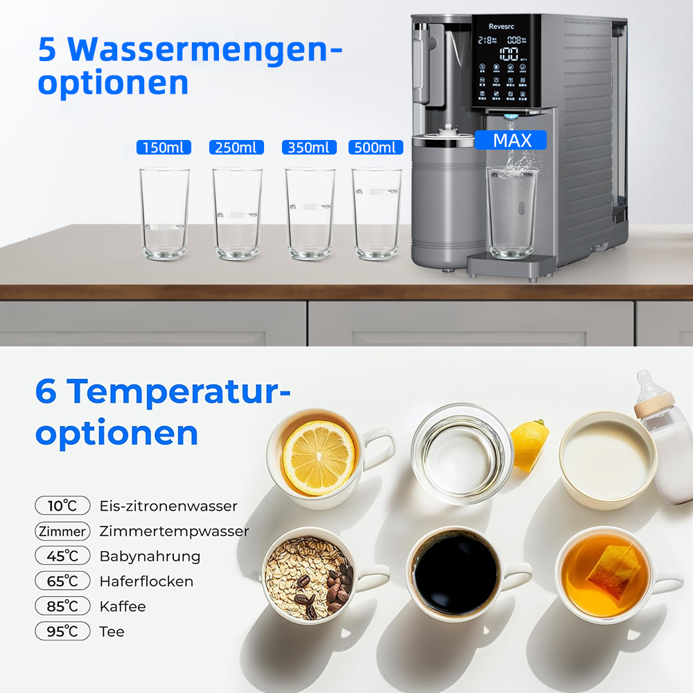 New Reverse Osmosis Automatic Tap Pipeline Drink UV Water Filter Dispenser Water Purifier Instant Hot and Cooler Water Dispenser