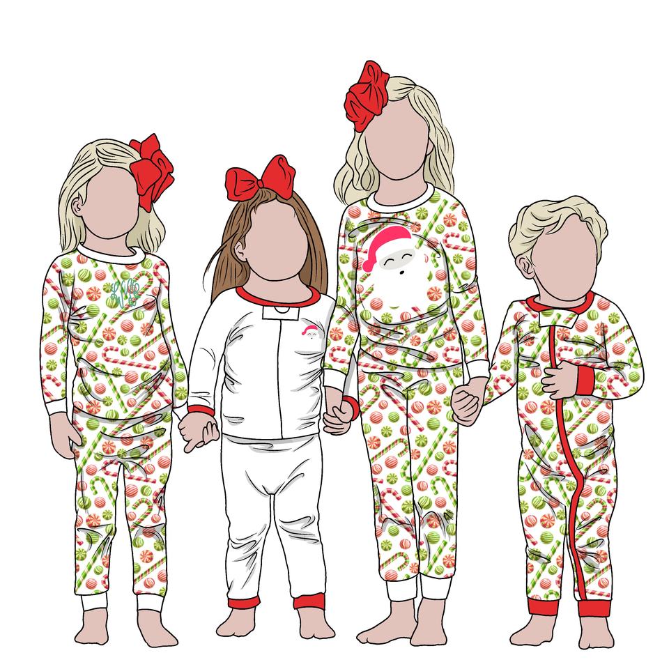 Сет 4pcs Winter Bamboo (Christmas Theme)