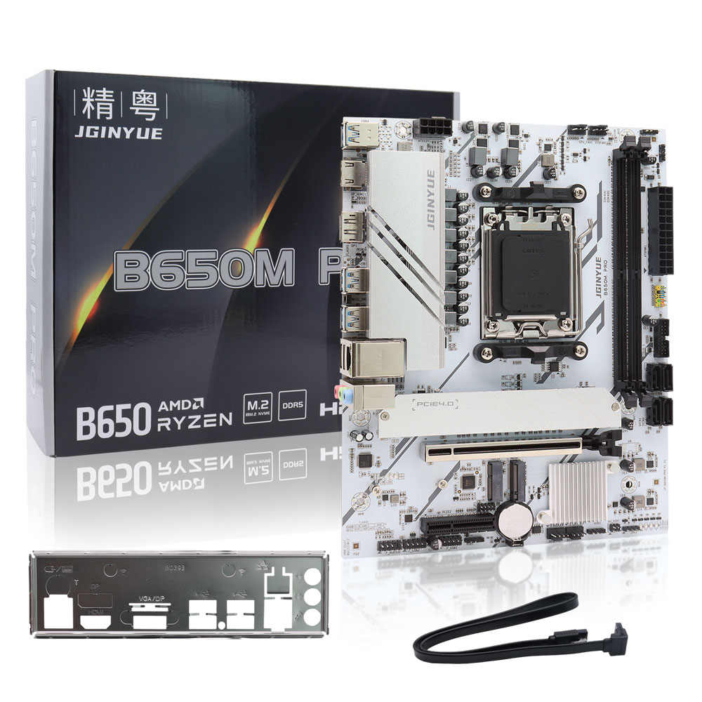 JGINYUE B650E B650M B650I Pro B850M Pro Wifi with I-ATX E-ATX Micro ATX Motherboard Supports AM5 DDR5 for Ryzen 7000 Series CPU