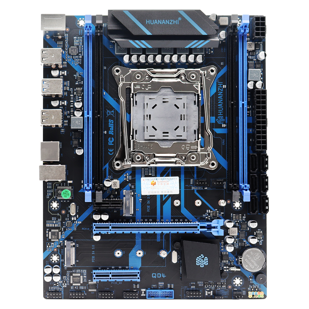 HUANANZHI X99-QD4 Motherboard Four Channel DDR4 Desktop Motherboard Support LGA2011-3 Platform Processor
