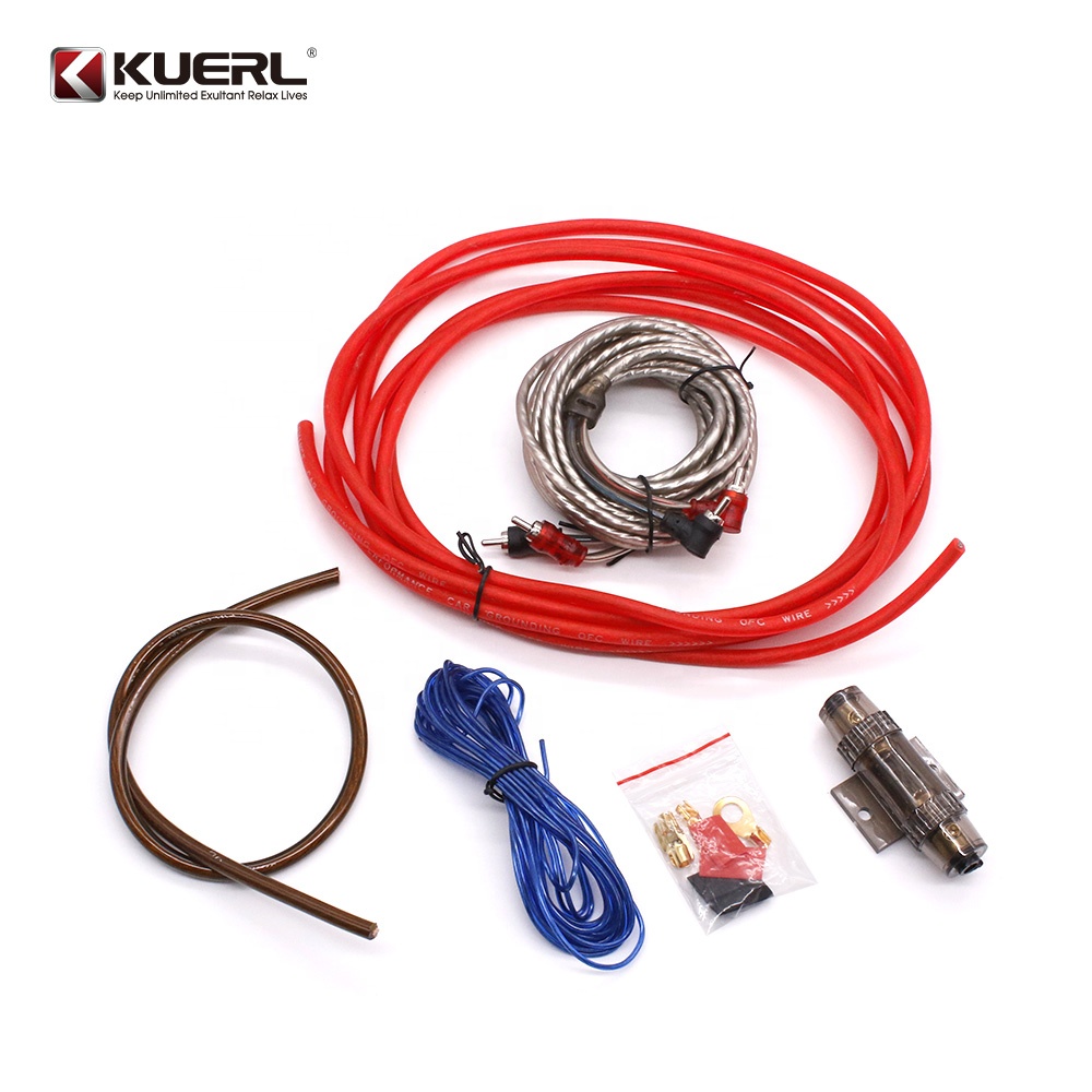 Wholesale Car Amplifier Wiring Kits 4/6/8/10GA Amplifier Installation Kit Car Subwoofer Cable Set