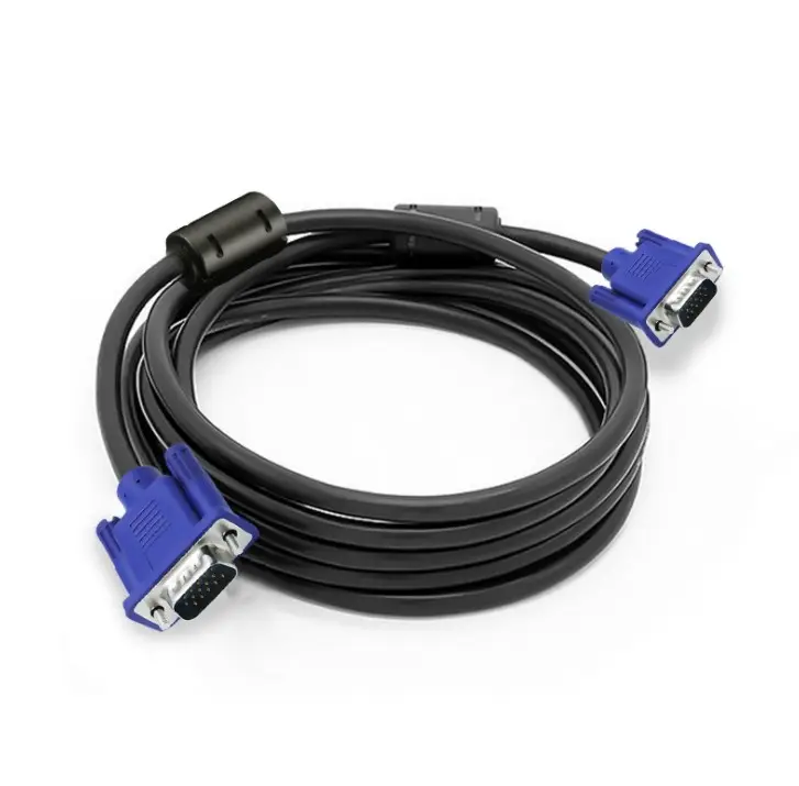 High Speed 15pin 1.5m 3+5 VGA Monitor Cable Male to Male OEM Computer Cable VGA Cable