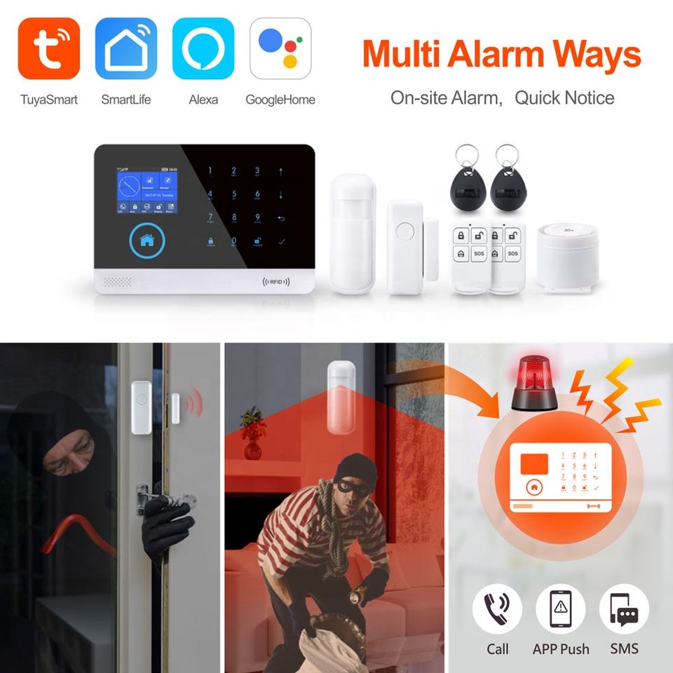 GSM/Wi-Fi система защиты от воров (New Arrival)