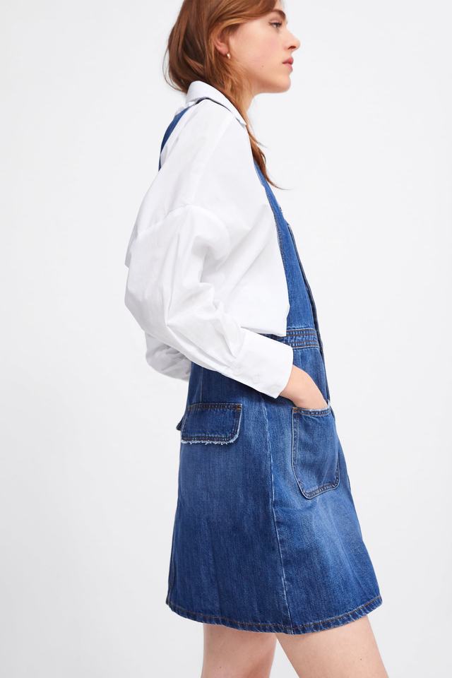 Сарафан из денима (Denim Pinafore Dress)