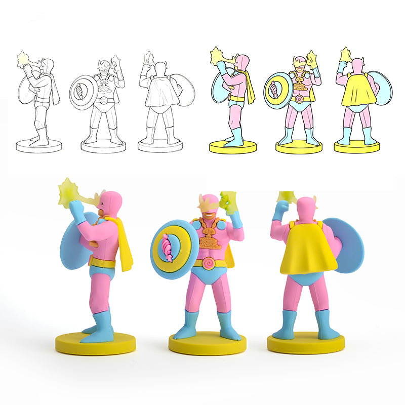 Кастомная фигурка из винила (Art Toy)