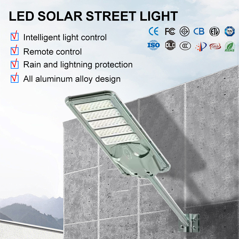SOLAR POWERED Street Lights Manufacturer Price Aluminum Waterproof Ip65 100w 200w 300w 400w 500W Rural Areas Solar LED Lamps