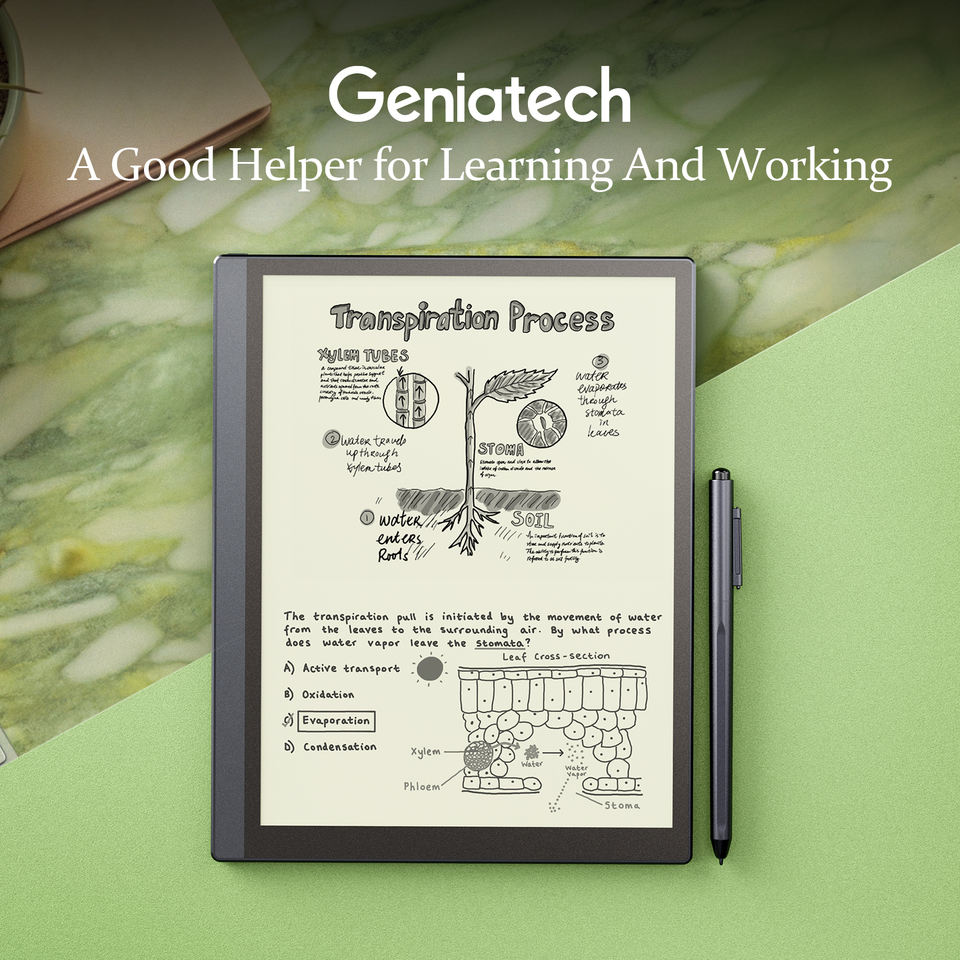 Geniatech 10,3 дюймов Eink Writing Tablet электронная книга 2 + 64G Android 11 Eink Paper Tablet
